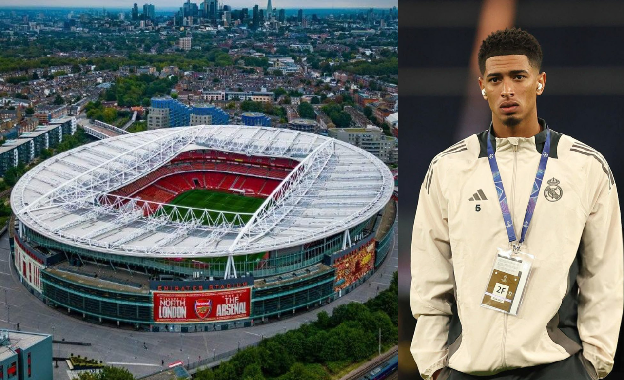 Why did Jude bellingham praise the Emirates Stadium?